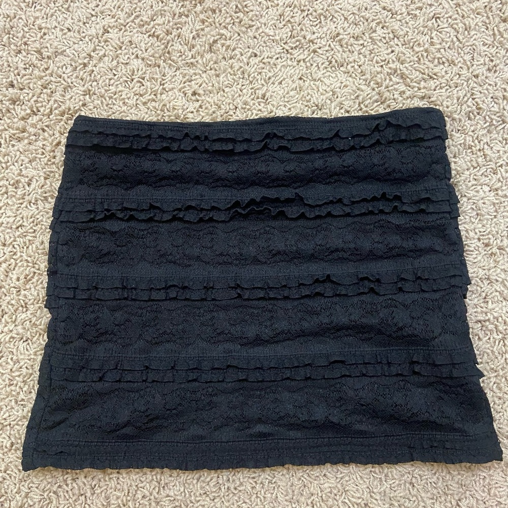 Elegant Black Lace Tubetop